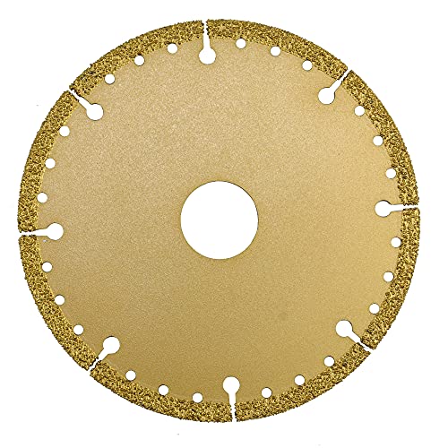 ASNOMY Rueda de corte de diamante 4-1/2 x 7/8 pulgadas para metal, rueda de corte con más de 5000 cortes en barras de refuerzo, acero, hierro e INOX
