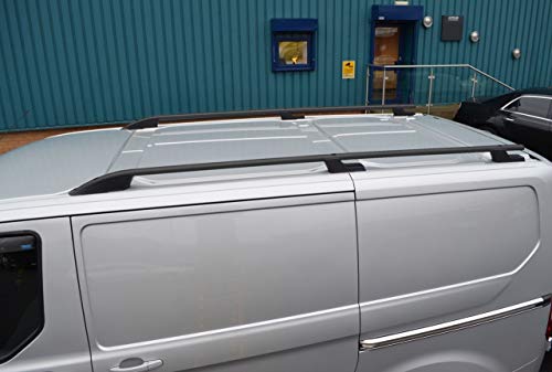 Barras de techo para L1H1 Transit Custom (2012+) aluminio negro