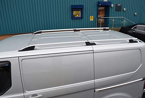Barras de techo para L1H1 Transit Custom (2012+) aluminio plateado