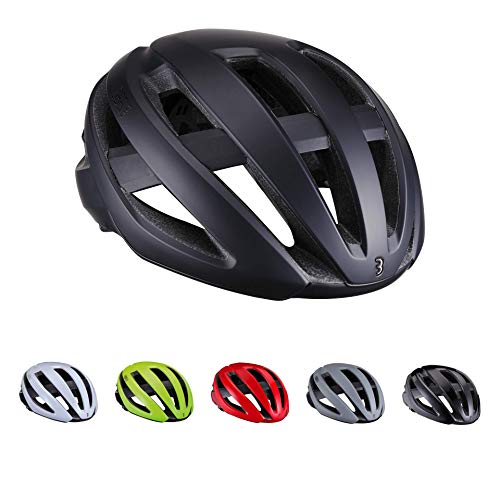 Bbb Cycling Helmet Lightweight for Road Riding Maestro Casco, Negro Mate, M