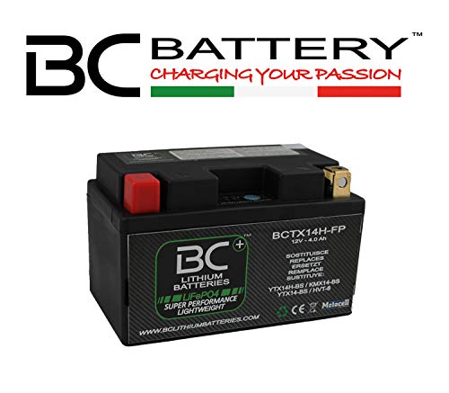 BC Lithium Batteries BCTX14H-FP Batería Litio para Moto LiFePO4