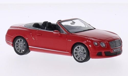 Bentley Continental GTC acelerar, rojo, 2012, Modelo de Auto, modello completo, Minichamps 1:43