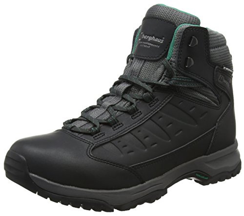 Berghaus Explorer Active M Gore-Tex Walking Boots, Botas de Senderismo Mujer, Negro (Black/Dark Grey Bk2), 40.5 EU