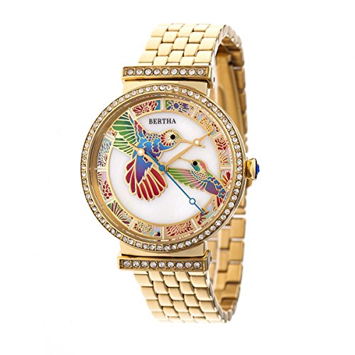 Bertha Emily MOP - Reloj de pulsera, color dorado
