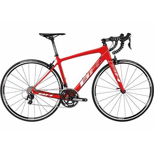 Bicicleta BH cuarzo 105 rojo blanco, tamaño L