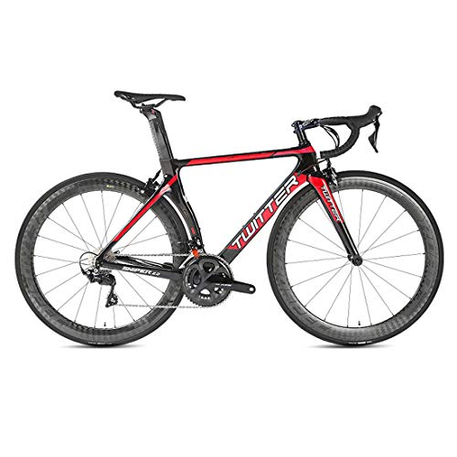 Bicicleta de Fibra de Carbono, Bicicleta de Carretera 700C de Fibra de Carbono con Sistema de Cambio Shimano 105/R7000-22 Velocidad, neumáticos 46-52cm y Freno de Carretera C,7,48cm Bicicleta de Fibra de Carbono, Bicicleta de Carretera 700C de Fibra de Carbono con Sistema de Cambio Shimano 105/R7000-22 Velocidad, neumáticos 46-52cm y Freno de Carretera C,7,48cm
