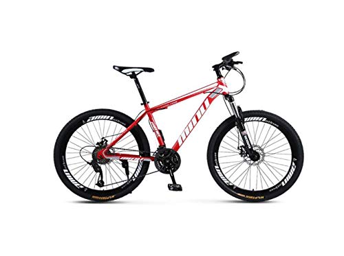 Bicicleta de Montaña Bicicleta de Montaña para Adultos 26 Pulgadas 30 Velocidades de una Rueda Todo Terreno, Velocidad Variable, Amortiguadores, Hombres Y Mujeres, Bicicleta Bicicleta,B,UNA