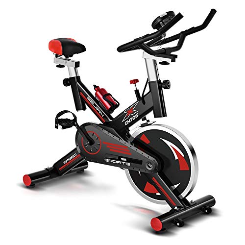 Bicicleta de spinning Hogar silencioso bicicleta estática cubierta Sports Bike Bike Training vertical ajustable tamaño adecuado for la cubierta Gimnasio en casa ejercicio aeróbico Máquina de ejercicio