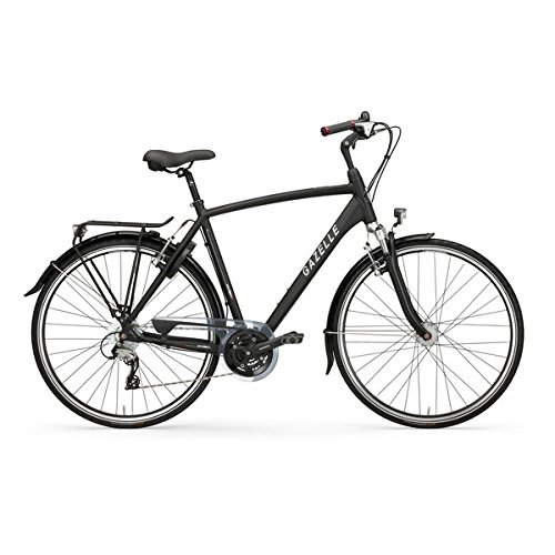 'Bicicleta de trekking Gazelle Vento T24 28 Hombre Negro V24 div. RH, color negro, tamaño 61, tamaño de rueda 28.00 inches