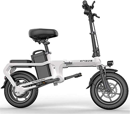 Bicicleta Eléctrica Bicicletas eléctricas plegables con 350W 18V 14 pulgadas, batería de iones de litio 6-15AH E-bicicleta E-bicicleta para ciclismo al aire libre Tiempo de viaje y viajar por batería