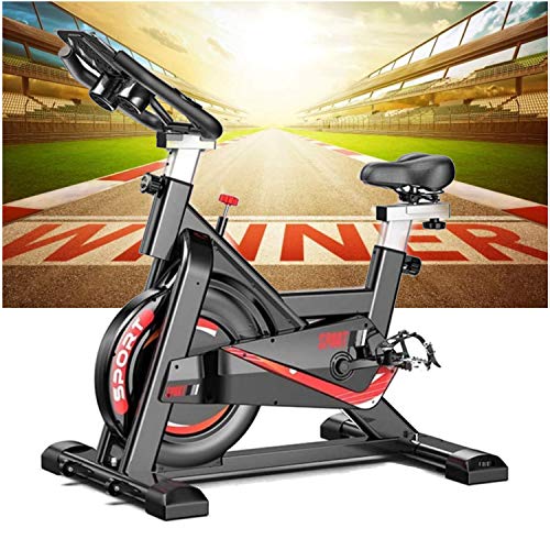 Bicicleta estática Ciclo Indoor. Bici spinning, Volante de Inercia 24 kg, Nivel Avanzado, Sistema de Absorción de Impactos, Sillín ajustable, pulsómetro,Pantalla LCD, Fitness