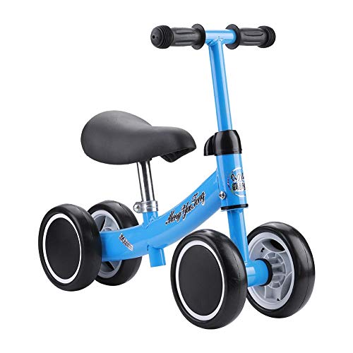 Bicicleta sin pedales para niños de 1 a 3 años de edad (azul)