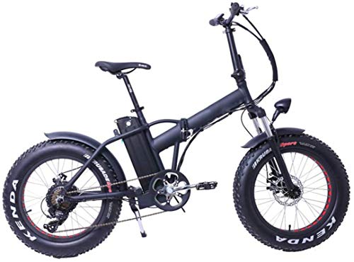 Bicicletas Eléctricas, Plegable bicicleta eléctrica de 20 pulgadas bicicleta eléctrica 36v 10.4ah extraíble de iones de litio E-bici con motor 500w y 6 Suspensión velocidad marchas del intervalo por f