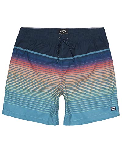 BILLABONG All Day Stripe LB Pantalones Cortos para Nadar y Surfear, Hombre, Azul (Navy), M