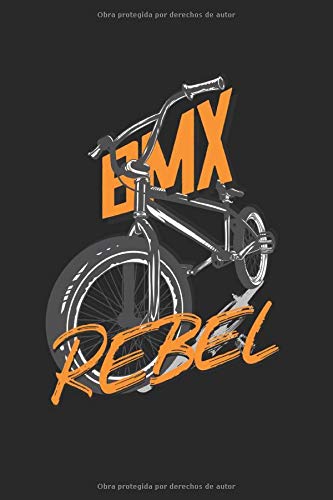 BMX Rebel: BMXer Fahrrad BMX Bike Rebell Gifts Cuaderno forrado (formato A5, 15,24 x 22,86 cm, 120 páginas)