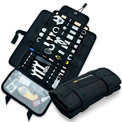 Bolsa de Herramientas Enrollable Vacía - Heavy Duty - para Moto Enduro Coche y Bicicleta - Estuche Organizador Porta Herramientas Fabricado en Polyester 1000D Impermeable - Herramientas NO Incluidas Bolsa de Herramientas Enrollable Vacía - Heavy Duty - para Moto Enduro Coche y Bicicleta - Estuche Organizador Porta Herramientas Fabricado en Polyester 1000D Impermeable - Herramientas NO Incluidas