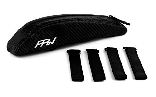 Bolsa para cuadro de bicicleta PPWear® Aero: bolsa aerodinámica para el tubo superior, ideal para bicicleta de triatlón o de carreras, para guardar el avituallamiento, los geles o accesorios Bolsa para cuadro de bicicleta PPWear® Aero: bolsa aerodinámica para el tubo superior, ideal para bicicleta de triatlón o de carreras, para guardar el avituallamiento, los geles o accesorios