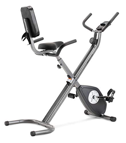 CADENCE Unisex - Bicicleta estática plegable SMARTFIT 200, negro y plata.