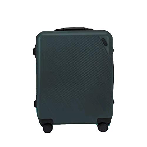 Caja de aluminio de Lyl con barra de tirón de marco universal para rueda, tipo contraseña de hebilla de tarjeta de maleta, versión coreana masculina de la maleta, Green (Verde) - yh5436