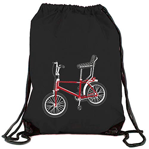 Camisetas EGB Bolsa Mochila Bicicross ochenteras 80´s Retro (Negro, Unica) Camisetas EGB Bolsa Mochila Bicicross ochenteras 80´s Retro (Negro, Unica)
