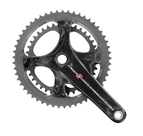 Campagnolo Super Record 11 Ti/Carbon 172.5 36-52 Bielas, Unisex, Gris, Talla Única