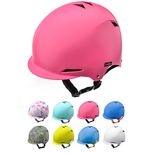 Casco Bicicleta Bebe Helmet Bici Ciclismo para Niño - Cascos para Infantil Bici Helmet para Patinete Ciclismo Montaña BMX Carretera Skate Patines monopatines (M 52-56 cm, Pink)