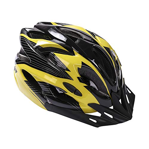 Casco de Bicicleta, Casco de Bicicleta de Montaña Casco de Bicicleta para Adultos Ajustable con Visera Extraíble para Bicicleta MTB City Specialized Casco de Bicicleta para Hombres y Mujeres Amarillo Casco de Bicicleta, Casco de Bicicleta de Montaña Casco de Bicicleta para Adultos Ajustable con Visera Extraíble para Bicicleta MTB City Specialized Casco de Bicicleta para Hombres y Mujeres Amarillo