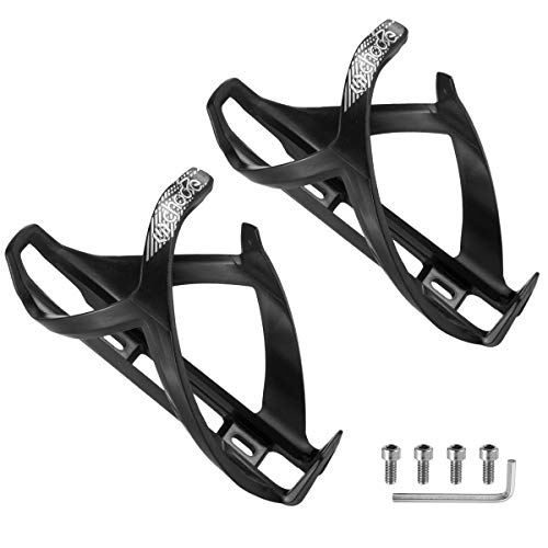 Chooee Portabidón para Bicicleta, 2 Pares portabidon para MTB Ciclismo Carreter Bici Negro Chooee Portabidón para Bicicleta, 2 Pares portabidon para MTB Ciclismo Carreter Bici Negro