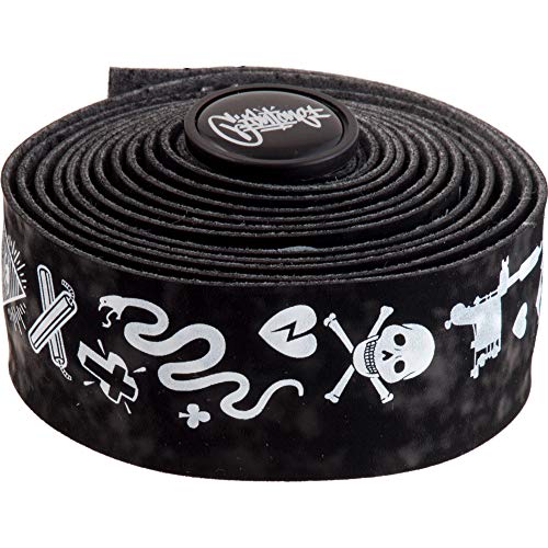 Cinelli Mike Giant - Cinta de manillar para bicicletas, color negro Cinelli Mike Giant - Cinta de manillar para bicicletas, color negro