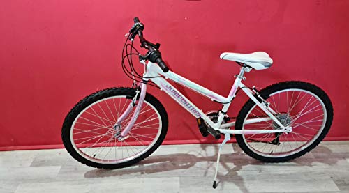 CINZIA - Bicicleta de montaña para mujer de 24 pulgadas, Snake Shimano, 18 V