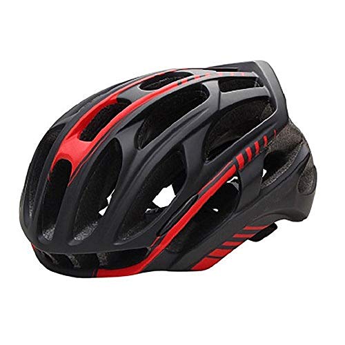 Claean-Acces-Home Cascos De Moto Casco de Bicicleta de montaña de Carretera Casco de Ciclismo MTB Ultraligero para Hombre con luz Trasera LED Equipo Deportivo Seguro-Sol_l