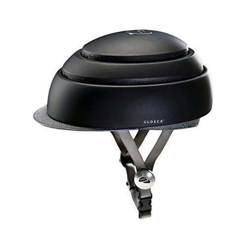 Closca Casco de Bicicleta para Adulto, Plegable Helmet. Casco de Bici y Patinete Eléctrico/Scooter para Mujer y Hombre Unisex. Negro/Talla S. Diseño Patentado Closca Casco de Bicicleta para Adulto, Plegable Helmet. Casco de Bici y Patinete Eléctrico/Scooter para Mujer y Hombre Unisex. Negro/Talla S. Diseño Patentado