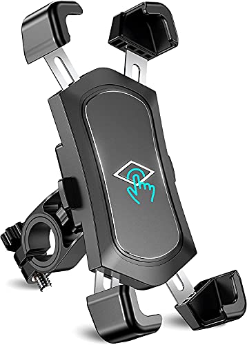Cocoda Soporte Movil Bicicleta Desmontable, 360° Rotación Soporte Movil Moto, Acero Inoxidable Anti Vibración Soporte Movil Bici Compatible con iPhone 12 SE, Samsung S20 Ultra y Otro 4.5-7.2" Móvil Cocoda Soporte Movil Bicicleta Desmontable, 360° Rotación Soporte Movil Moto, Acero Inoxidable Anti Vibración Soporte Movil Bici Compatible con iPhone 12 SE, Samsung S20 Ultra y Otro 4.5-7.2" Móvil