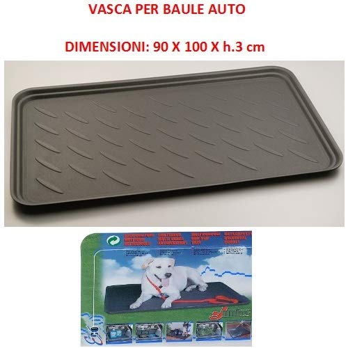 Compatible con BMW X3 bandeja para maletero de coche para capó trasero impermeable apto para el transporte de animales perros contenedor antideslizante universal 90 x 100 x 3 cm