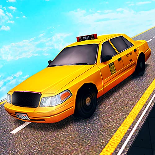 Crazy Taxi Mega Ramp Stunt Extreme Simulation 3D: Coche de conducción y estacionamiento Race Zone Adventure Mania Simulator Game