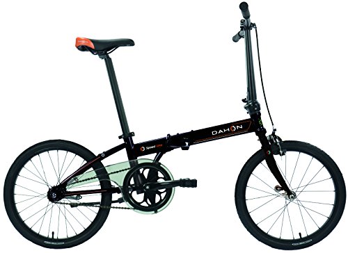 Dahon Jifo Bicicleta Plegable para Adulto, Shiny Black, Talla 16