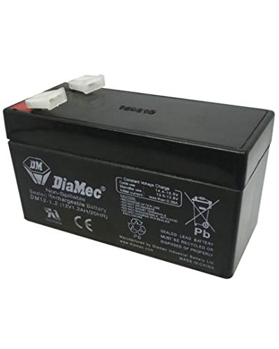 Diamec Batería Plomo AGM 12v 1.2Ah F1