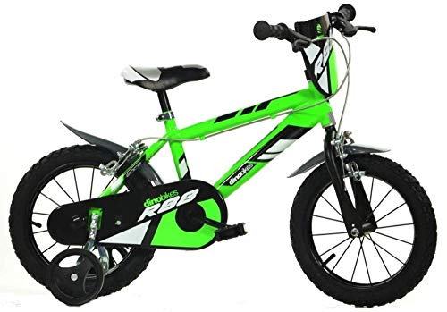 Dino Bikes 414U-R88 - Bicicleta Infantil Unisex de Acero, Multicolor, 35,56 cm (14"), 35,56 cm (13,8") Dino Bikes 414U-R88 - Bicicleta Infantil Unisex de Acero, Multicolor, 35,56 cm (14"), 35,56 cm (13,8")