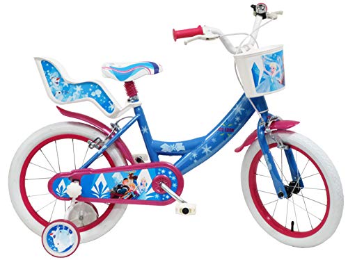 Disney Frozen Ice Look, Bicicleta para niña, Azul, Blanco, Fucsia, 16 Pulgadas