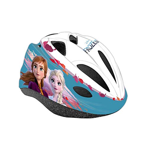 Disney II - Casco de protección para Bicicleta Infantil, Talla Ajustable, Multicolor, 53-55 cm