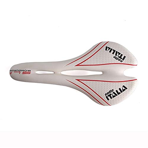 DYQ Asiento de Bicicleta MTB Nueva sillín Selle Italia Ultraligero Bicicleta de montaña ergonómico cómodo Camino de Onda Montar de la Bici de Ciclo del Asiento (Color : White) DYQ Asiento de Bicicleta MTB Nueva sillín Selle Italia Ultraligero Bicicleta de montaña ergonómico cómodo Camino de Onda Montar de la Bici de Ciclo del Asiento (Color : White)