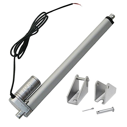 ECO-WORTHY 300mm 12V Linear Motor Actuator Heavy Duty 330lbs Solar Tracker Multi-function for Electroic ,Medical,auto Use