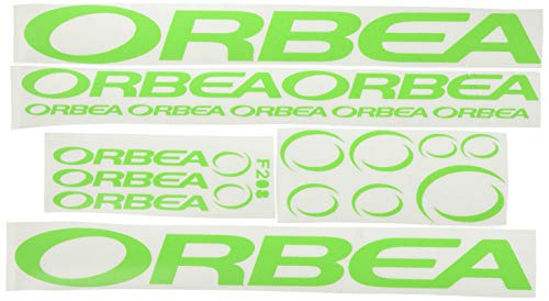 Ecoshirt 3K-PJW2-4NQJ Pegatinas Orbea F208 Stickers Aufkleber Decals Adesivi Bicycle Bike MTB BTT, Verde
