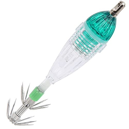 Estink Señuelo de Calamar Ligero, luz Verde, señuelo de Pesca LED con Gota de Agua con Gancho, Que Dura Mucho Tiempo, para Pescar en Alta mar, Cerca de la Costa, Barcos Estink Señuelo de Calamar Ligero, luz Verde, señuelo de Pesca LED con Gota de Agua con Gancho, Que Dura Mucho Tiempo, para Pescar en Alta mar, Cerca de la Costa, Barcos
