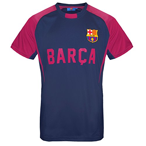 FC Barcelona Camiseta para hombre de fútbol oficial, de poliester, para entrenar - - XX-Large FC Barcelona Camiseta para hombre de fútbol oficial, de poliester, para entrenar - - XX-Large