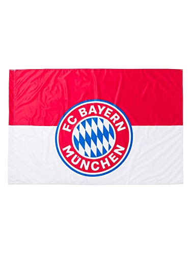 FC Bayern München FahnenMax - Bandera (150 x 100 cm), color rojo y blanco