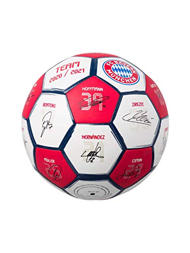 FC Bayern München Signature 2020/21 - Balón de fútbol (tamaño 1)