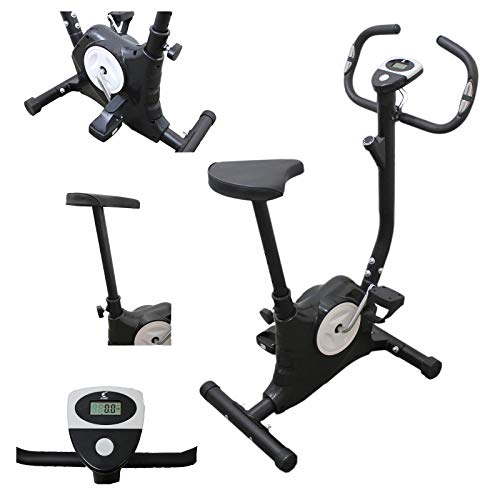 Ffitness FLC201BN - Bicicleta estática fácil de trabajar en casa con cardio Gym Fitness Trainer, equipo deportivo, entrenamiento corporal, adelgazar la celulitis, músculos y piernas resistencia