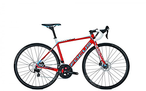 Focus CAYO DISC Donna 105 22 G 28 pulgadas, altura del cuadro: 54 cm; colores: rojo, blanco y azul Focus CAYO DISC Donna 105 22 G 28 pulgadas, altura del cuadro: 54 cm; colores: rojo, blanco y azul