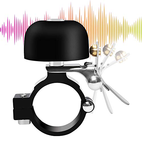 Fortuning's JDS® - Timbre para bicicleta de montaña, timbre clásico para bicicleta de carretera, bicicleta de montaña, bicicleta BMX y bicicleta de montaña, color negro Fortuning's JDS® - Timbre para bicicleta de montaña, timbre clásico para bicicleta de carretera, bicicleta de montaña, bicicleta BMX y bicicleta de montaña, color negro